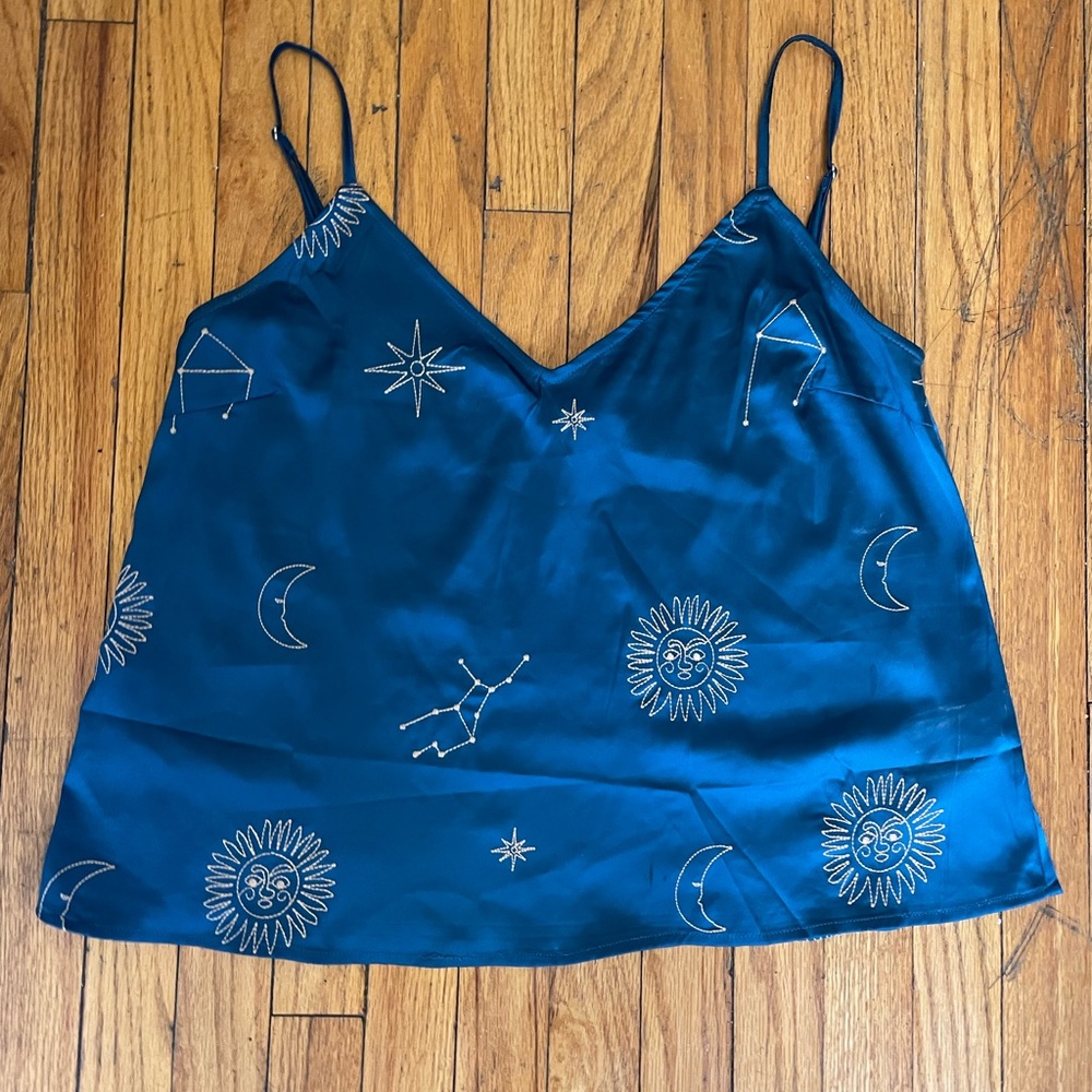 Adorable, celestial themed tank top!